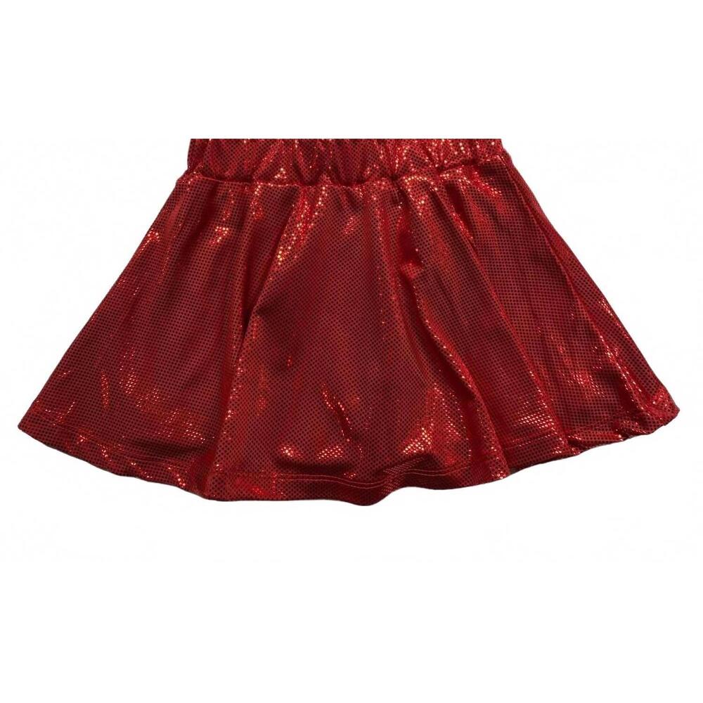 NEW EMMA JEAN girl's blakely sparkle toddler skort in red